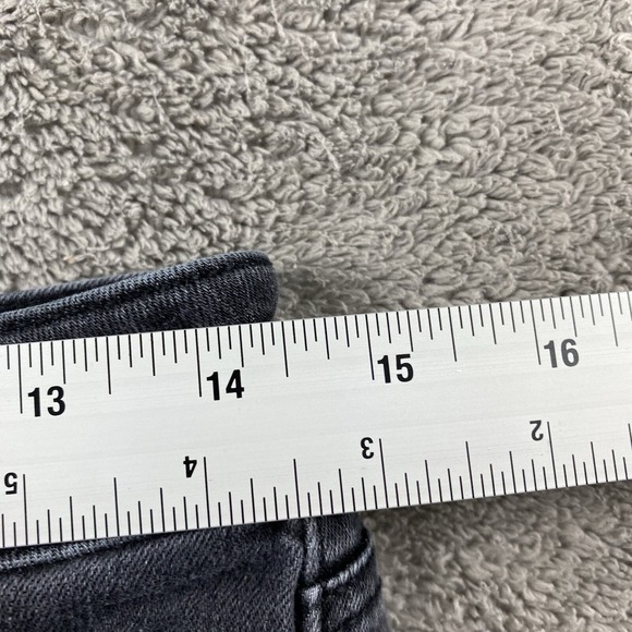 Lucky Brand Jeans Womens 4/27 Regular Black Lolita Skinny Distressed Denim - Picture 8 of 16